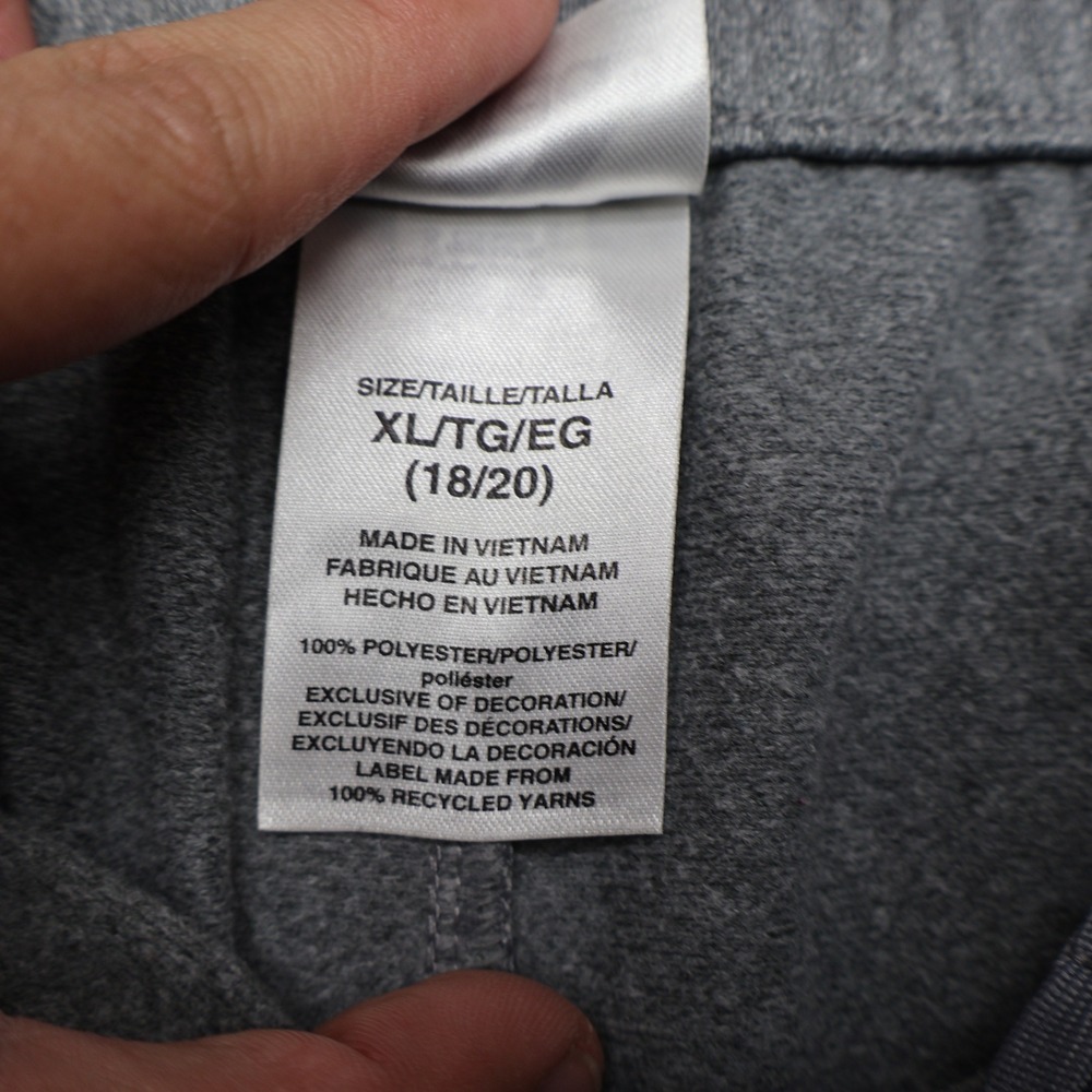 Adidas Track Pants Men XL 18/20 Gray Tapered Athletic Joggers Sport Gym 28x31 - Picture 9 of 11
